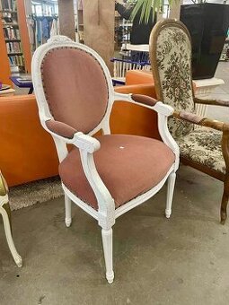 BK2. Vintage kreslo, drevo, semis