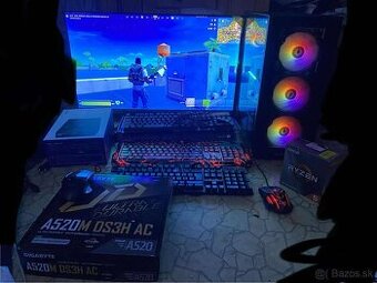 Predám herni pc amd ryzen 5 4500 16 gb ram 512 gb ssd nwmi a