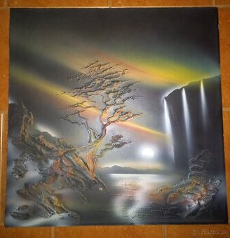 Plastikový obraz nočný motív