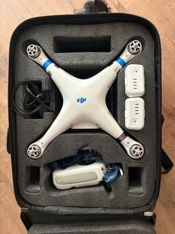 Predám dron DJI Phantom 3 4K + prepravný batoh a 2 batérie