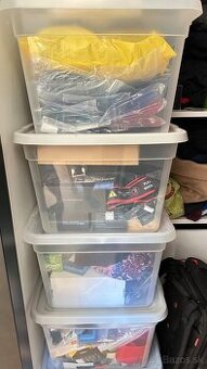 Veľké množstvo príslušenstva pre fpv hobby