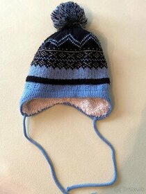 Pletená čiapka s brmbolcom, 51 cm