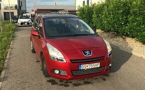 Peugeot 5008, r.v.2012, 1560m3, 88kW, 7 miestne, červená m.