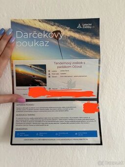 Tandemový zoskok s externym kameramanom