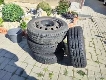 Letná sada 185/60 R15 + plechové disky 5x100