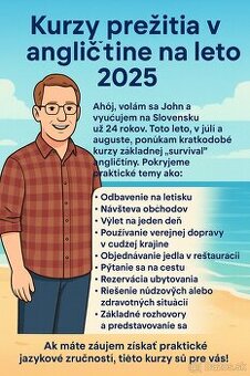 Fast-Track English for Summer / Rýchlokurz angličtiny na let