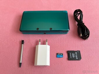 Nintendo 3DS aqua blue, 64 GB karta + príslušenstvo