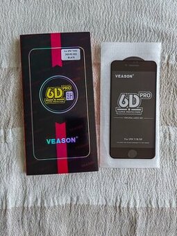 Ochranné sklo 5d na Iphone 7,8,SE 2020/2022 cierne