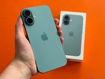 iPhone 16 128GB Teal - v záruke