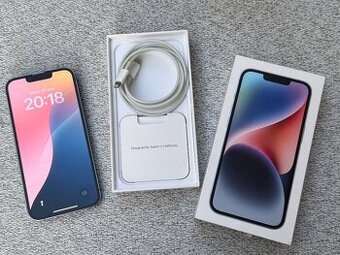 Apple Iphone 14 256Gb Blue - Funkčný, komplet balenie