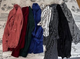 Balík oblečenia - dámske košele L/XL