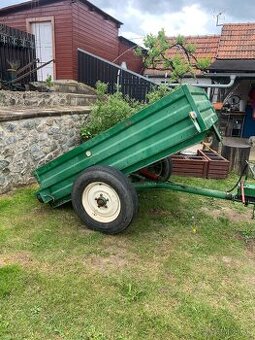 SKLOPNÝ VLEK ZA TRAKTOR / ČTYŘKOLKU TAŽNÝ KLOUB "ŽEHLIČKA"