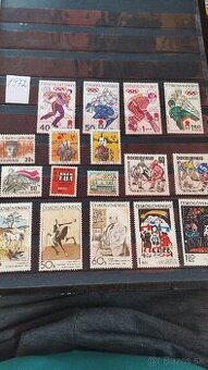 Známky Československo 1972kompletní rok - 1