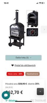 Záhradná pizza pec