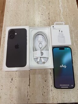 Iphone 16 pamäť 128 GB nový záruka+ nabíjačka - 1