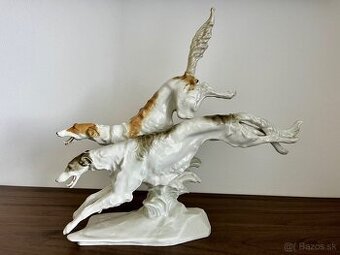 Porcelanove psy Hutschenreuther - ruski chrti / barzoji