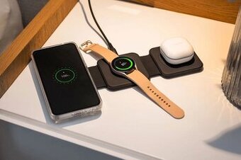 Bezdrôtová nabíjačka 3v1 Fixed Flex for Samsung / Apple 33W
