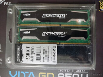 DDR3 16GB /2x 8GB/ 1600MHz Crucial Ballistix Sport