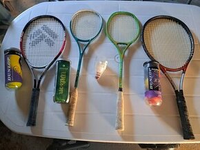 Rakety na tenis a benkbinton