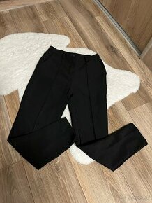 Elegantné čierne nohavice - 1