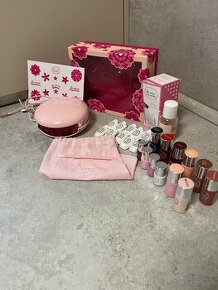 PREDÁM - Le mini macaron maxi ružova lampa so sadou a lakmi - 1