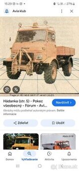 Avia Praga UV 80 vyvojka