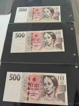 Predám UNCS bankovky 500