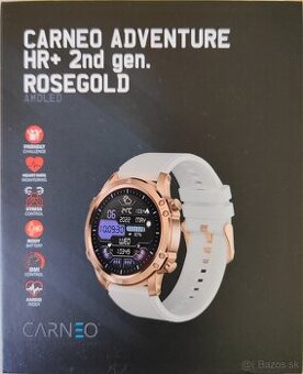 Carneo hodinky adventure hr+ 2nd gen rosegold