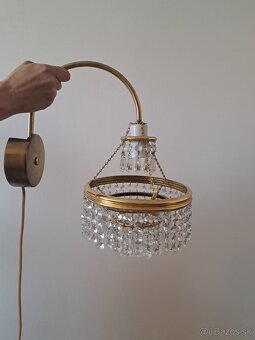 Kryštálový luster + Kryštalová lampa