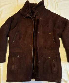 Pánsky zimný ovčí kožuch +čiapka,výhodná cena