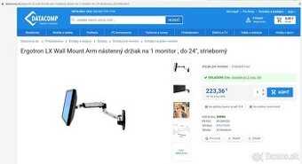 držiaky na LCD monitory - 2 ks