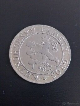 Strieborný Kutnohorský pamätný Groš - Kremnica