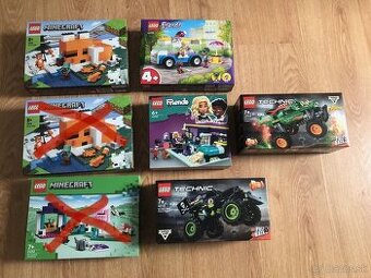 Nové Lego- Minecraft, Friends, Technic