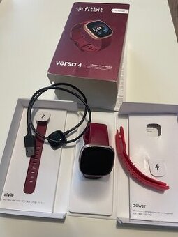 Krásne hodinky Fibit Versa 4 RED