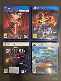 Hry na PS4 a PS5