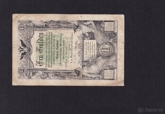 Predám bankovku 1 gulden 1866 Rakúsko-Uhorsko