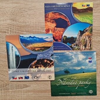 2007 - České a Slovenské mince, sada mincí, BK,