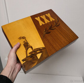 Art Deco uložný box na zberateľské predmety