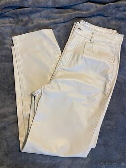 Dámske ZARA kožené nohavice