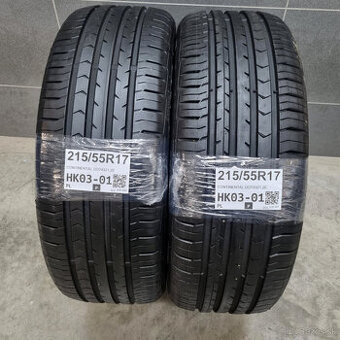 Letné pneumatiky 215/55 R17 CONTINENTAL