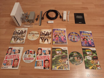 Nintendo Wii - ovládač + 3m HDMI kábel + 4HRY