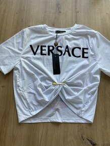 versace crop top tričko S