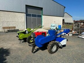 Dvoukolový traktor Bizon s rotavátorem