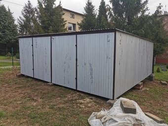 Lacné plechové garáže – 2. trieda (nové)
