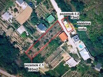 2x pozemok PIEŠŤANY-nad RATNOVCAMI_voda+elektrina+VÝHĽAD_