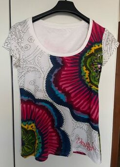 Desigual biele tričko