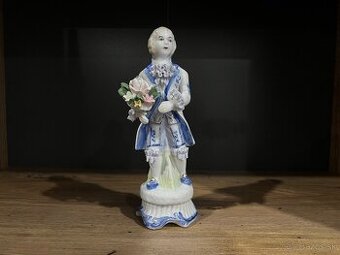 Retro čínska porcelánová soška