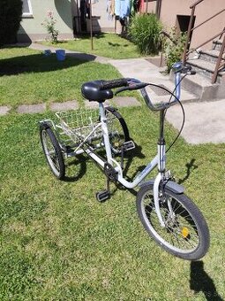 Trojkolesový bicykel pre seniorov
