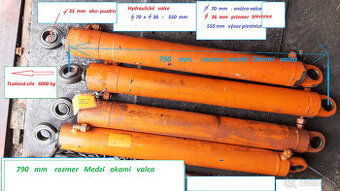 LOCUST 752  hydraulické valce , Hydr. čerpadlo