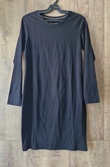 Čierne elast.šaty 36/38 (S/M)